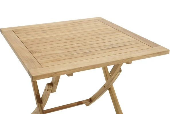 Ploß Klapptisch York, Premium-Teak, Natur, 70x70x75 Cm 5 Ploß Klapptisch York, Premium-Teak, Natur, 70x70x75 Cm – Bild 3
