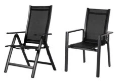 OUTFLEXX Premium Esstischgarnitur, OUTFLEXX® Anthrazit Matt, Alu/Textilene, Tisch 180/240x100cm, 4 Stapel-, 2 Multipositionssessel -Kettler Verkaufs-Shop 3 19299.jpg