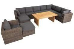 OUTFLEXX Loungegarnitur, Polyrattan/Teakholz, Tisch 160x90cm, Für 10 Personen, Wasserfeste Kissenbox -Kettler Verkaufs-Shop 3 19398.jpg