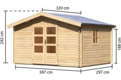 KARIBU Blockbohlenhaus Meldorf 5, Fichtenholz Ca. 40 Mm, Satteldach -Kettler Verkaufs-Shop 3 19429 1.jpg