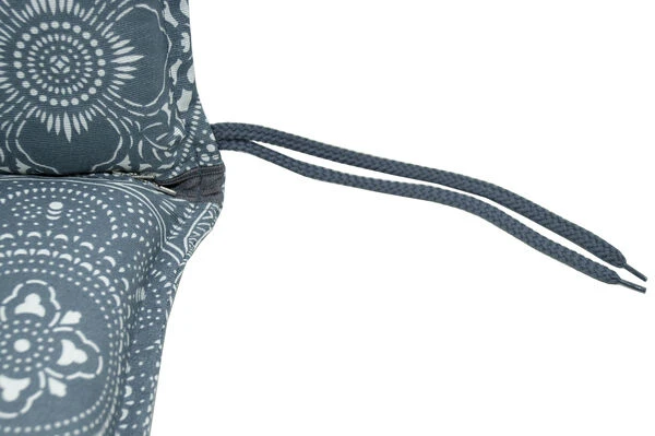 DOPPLER Lyra Liegenauflage, Grau Gemustert, Polyester, 200 X 60 X 7 Cm, Mit Kopfkissen Und Reißverschluss 5 DOPPLER Lyra Liegenauflage, Grau Gemustert, Polyester, 200 X 60 X 7 Cm, Mit Kopfkissen Und Reißverschluss – Bild 3