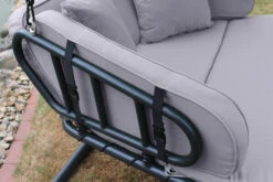 LECO Hollywoodliege, Anthrazit/lichtgrau, Stahl/Polyester, 264x185x195cm, 2 Pers, Inkl. Polster 11 LECO Hollywoodliege, Anthrazit/lichtgrau, Stahl/Polyester, 264x185x195cm, 2 Pers, Inkl. Polster -Kettler Verkaufs-Shop 3 20111.jpg