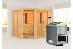 KARIBU Infrarotkabine Ava, Fichtenholz 68 Mm, Eckeinstieg, Ca. 3,7m² -Kettler Verkaufs-Shop 3 20266 2.jpg