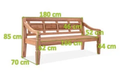 OUTFLEXX Bank, Natur, Recycled FSC®-Teak, 180x70x85cm, Aufwändig Gestaltet, Mit Armlehnen -Kettler Verkaufs-Shop 3 20297.jpg