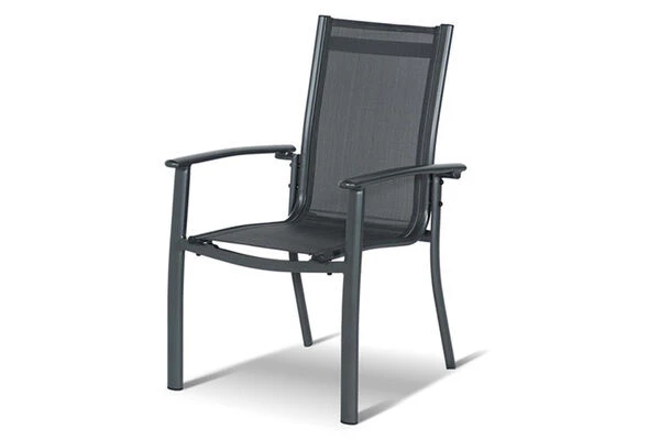 HARTMAN Sondermodell Xanadu / Alice Comfort Set, Xerix/anthrazit, Alu/Glaskeramik, 6 Stapelsessel, 220/280x100cm 5 HARTMAN Sondermodell Xanadu / Alice Comfort Set, Xerix/anthrazit, Alu/Glaskeramik, 6 Stapelsessel, 220/280x100cm – Bild 3