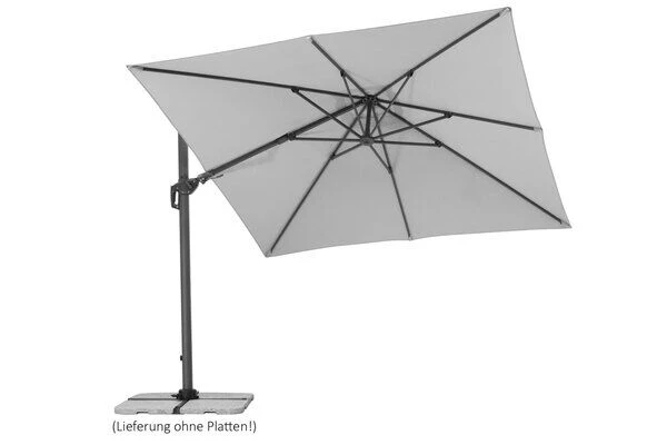 Schneider® SCHNEIDER Rhodos Twist Ampelschirm, Silbergrau, Quadratisch, 300 X 300 Cm 6 Schneider® SCHNEIDER Rhodos Twist Ampelschirm, Silbergrau, Quadratisch, 300 X 300 Cm – Bild 4