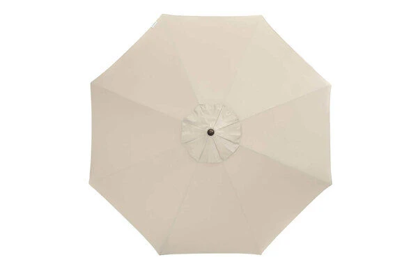 DOPPLER Alu Wood Mittelstockschirm, Natur, Alu/Polyester, 350cm, Mit Kurbel, Holzoptik 5 DOPPLER Alu Wood Mittelstockschirm, Natur, Alu/Polyester, 350cm, Mit Kurbel, Holzoptik – Bild 3