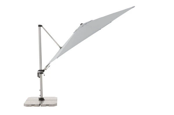 DOPPLER Active Pendelschirm, Grau, Alu/Polyester, 370cmx210 Cm, Mit Kurbel, 360°-drehbar 5 DOPPLER Active Pendelschirm, Grau, Alu/Polyester, 370cmx210 Cm, Mit Kurbel, 360°-drehbar – Bild 3