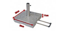 DOPPLER Trolley Granitsockel, Edelstahl/Granit, 70 Kg, Für Schirmstöcke Von 32-60 Mm -Kettler Verkaufs-Shop 4 12376 1.jpg