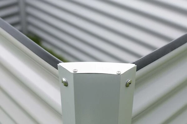 OUTFLEXX Hochbeet, Silber, Zincalume, Pulverbeschichtet, 180 X 90 X 84 Cm 10 OUTFLEXX Hochbeet, Silber, Zincalume, Pulverbeschichtet, 180 X 90 X 84 Cm – Bild 8