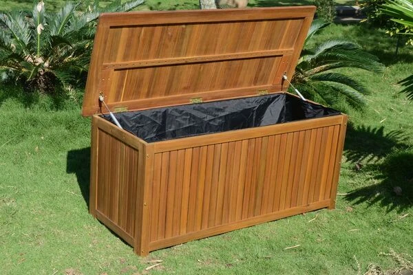 Ploß Kissenbox, FSC-Akazienholz, 133 X 55 X 58 Cm, Inkl. Innentasche 6 Ploß Kissenbox, FSC-Akazienholz, 133 X 55 X 58 Cm, Inkl. Innentasche – Bild 4