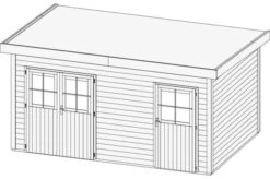 KARIBU Gartenhaus Mattrup, Fichtenholz 28 Mm, Flachdach -Kettler Verkaufs-Shop 4 18039 1.jpg