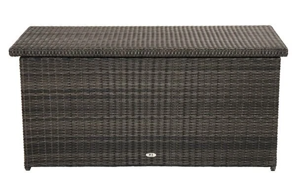 Ploß Rocking Kissenbox, Grau/braun-meliert, Polyrattan, 145x58x73 Cm, Inkl. Inlay 6 Ploß Rocking Kissenbox, Grau/braun-meliert, Polyrattan, 145x58x73 Cm, Inkl. Inlay – Bild 4