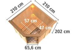 KARIBU Systemsauna Jarin, Fichtenholz 68mm, Eckeinstieg, Ca. 3,4m² -Kettler Verkaufs-Shop 4 18416 24.jpg
