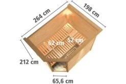 KARIBU Massivholzsauna Tanami, Fichtenholz 40mm, Eckeinstieg, Ca. 2m² -Kettler Verkaufs-Shop 4 18444 8.jpg