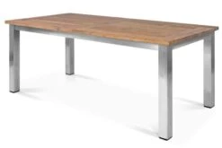 STERN Cardiff Esstischgruppe, Silber/silbergrau, Edelstahl/Teak, Tisch 200/260 X 100 Cm, 6 Multipositionssessel -Kettler Verkaufs-Shop 4 19755.jpg