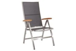 STERN Cardiff Esstischgruppe, Silber/silbergrau, Edelstahl/Teak, Tisch 200/260 X 100 Cm, 6 Stapel-, 2 Multipositionssessel 15 STERN Cardiff Esstischgruppe, Silber/silbergrau, Edelstahl/Teak, Tisch 200/260 X 100 Cm, 6 Stapel-, 2 Multipositionssessel -Kettler Verkaufs-Shop 4 19757.jpg