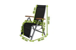 VILLANA Relaxsessel, Silber/schwarz, Alu/Textilene, 66 X 60 X 111 Cm, FSC Akazienholz Armlehnen 14 VILLANA Relaxsessel, Silber/schwarz, Alu/Textilene, 66 X 60 X 111 Cm, FSC Akazienholz Armlehnen -Kettler Verkaufs-Shop 4 19811.jpg