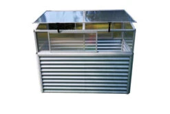 OUTFLEXX Set Hochbeet Und Aufsatz (mit Schiebetüren), Silber, Zincalume/Alu/Polycarbonat, 180 Cm, Pulverbeschichtet -Kettler Verkaufs-Shop 4 20090.jpg