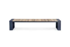 OUTFLEXX Kona Bank, Dark Grey/natur, Alu/recycled FSC®-Teak, 240x40x45cm, Rustikal Gebürstet, U-Gestell 10 OUTFLEXX Kona Bank, Dark Grey/natur, Alu/recycled FSC®-Teak, 240x40x45cm, Rustikal Gebürstet, U-Gestell -Kettler Verkaufs-Shop 4 20327.jpg