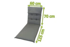 DOPPLER Liegenauflage, Grau, Dralon, 195 X 60 X 8 Cm, Inklusive Befestigungsbänder 9 DOPPLER Liegenauflage, Grau, Dralon, 195 X 60 X 8 Cm, Inklusive Befestigungsbänder -Kettler Verkaufs-Shop 4 20928.jpg