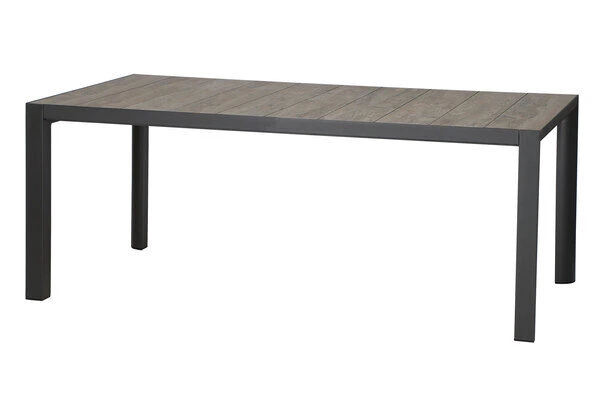 SIENA GARDEN Velia / Silva Dining Set, Anthrazit/washed Grey, Alu/Ranotex/Keramik, 6 Sessel, Tisch 180 X 100 Cm 5 SIENA GARDEN Velia / Silva Dining Set, Anthrazit/washed Grey, Alu/Ranotex/Keramik, 6 Sessel, Tisch 180 X 100 Cm – Bild 4