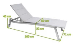 STERN Allround Rollenliege, Silber, Edelstahl/Textil, 200x71x40 Cm, Gepolstert, Verstellbare Rückenlehne -Kettler Verkaufs-Shop 4 21911.jpg