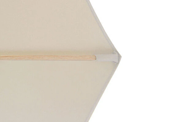 DOPPLER Alu Wood Mittelstockschirm, Natur, Alu/Polyester, 350cm, Mit Kurbel, Holzoptik 6 DOPPLER Alu Wood Mittelstockschirm, Natur, Alu/Polyester, 350cm, Mit Kurbel, Holzoptik – Bild 4