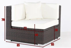 OUTFLEXX Eckelement, Braun, Polyrattan, Inkl. Polster Und Kissen, Wasserfeste Kissenbox 9 OUTFLEXX Eckelement, Braun, Polyrattan, Inkl. Polster Und Kissen, Wasserfeste Kissenbox -Kettler Verkaufs-Shop 4 2393 6 BOX.jpg
