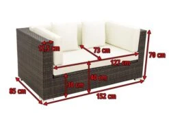 OUTFLEXX 2-Sitzer Sofa, Braun Marmoriert, Polyrattan, 152 X 85 X 70 Cm, Wasserfeste Kissenbox -Kettler Verkaufs-Shop 5 15734 2 BOX.jpg