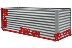 OUTFLEXX Set Hochbeet Mit Erweiterungsmodul, Silber, Zincalume, 180+80cm 15 OUTFLEXX Set Hochbeet Mit Erweiterungsmodul, Silber, Zincalume, 180+80cm -Kettler Verkaufs-Shop 5 16092.jpg