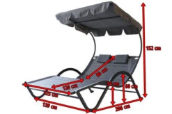 OUTFLEXX Doppelliege, Anthrazit, Polyester/Stahl Pulverbeschichtet, 205x138x34cm, Inkl. Nackenkissen, Rollbar 16 OUTFLEXX Doppelliege, Anthrazit, Polyester/Stahl Pulverbeschichtet, 205x138x34cm, Inkl. Nackenkissen, Rollbar -Kettler Verkaufs-Shop 5 16102.jpg