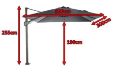 SIENA GARDEN Ampelschirm Sunset N+, Athrazit, Alu/Textil, Ca. 300x300 Cm -Kettler Verkaufs-Shop 5 17164 1.jpg