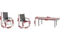 KETTLER Basic Plus Sitzgruppe, Silber/anthrazit, Alu/Textilene, 180/240x90cm, 4 Stapel-, 2 Multipositionssessel 17 KETTLER Basic Plus Sitzgruppe, Silber/anthrazit, Alu/Textilene, 180/240x90cm, 4 Stapel-, 2 Multipositionssessel -Kettler Verkaufs-Shop 5 17234.jpg