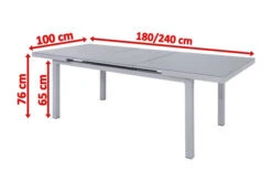 OUTFLEXX Premium Ausziehtisch, Silber/grau, Alu/Glas, 180/240x100cm, Automatischer Ausziehmechanismus -Kettler Verkaufs-Shop 5 18336.jpg