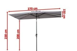 OUTFLEXX Mittelstockschirm, Hellgrau, Pulverbesch. Aluminium/Polyester PA-beschichtet, 270x150cm 18 OUTFLEXX Mittelstockschirm, Hellgrau, Pulverbesch. Aluminium/Polyester PA-beschichtet, 270x150cm -Kettler Verkaufs-Shop 5 18350.jpg