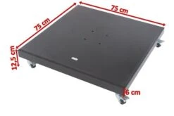 OUTFLEXX Schirmständer, Granit, 75x75x12,5cm, 90kg, Mit Lenkrollen -Kettler Verkaufs-Shop 5 18882.jpg