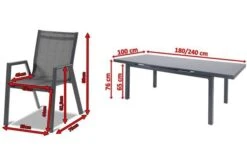 HARTMAN Aruba Esstischgarnitur, Xerix, Alu/Textilene, Tisch 180/240x100cm, 8 Stapelsessel 17 HARTMAN Aruba Esstischgarnitur, Xerix, Alu/Textilene, Tisch 180/240x100cm, 8 Stapelsessel -Kettler Verkaufs-Shop 5 19346.jpg