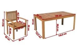 OUTFLEXX Esstischgarnitur, Natur, FSC-Akazienholz, Tisch 160 X 90 Cm, 6 Gartenstühle -Kettler Verkaufs-Shop 5 19657.jpg