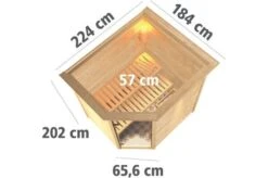 KARIBU Sauna Mia, Fichtenholz 38 Mm, Eckeinstieg, Ca. 2,9m² -Kettler Verkaufs-Shop 5 20218 29.jpg