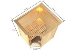 KARIBU Sauna Antonia, Fichtenholz 38 Mm, Eckeinstieg, Ca. 1,5m² -Kettler Verkaufs-Shop 5 20224 7.jpg