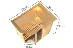 KARIBU Sauna Jada, Fichtenholz 38 Mm, Eckeinstieg, Ca. 2,3m² -Kettler Verkaufs-Shop 5 20234 8.jpg