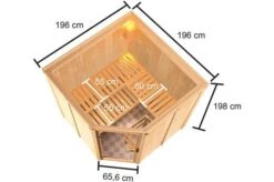 KARIBU Sauna Kotka, Fichtenholz 68 Mm, Eckeinstieg, Ca. 3,1m² -Kettler Verkaufs-Shop 5 20243 3.jpg