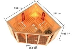 KARIBU Infrarotkabine Asta, Fichtenholz 68 Mm, Eckeinstieg, Ca. 3,6m² 15 KARIBU Infrarotkabine Asta, Fichtenholz 68 Mm, Eckeinstieg, Ca. 3,6m² -Kettler Verkaufs-Shop 5 20267 2.jpg