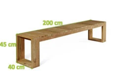 OUTFLEXX Anok Bank, Natur, Recycled FSC®-Teak, 200x40x45cm -Kettler Verkaufs-Shop 5 20300.jpg
