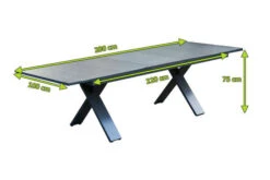 HARTMAN Exklusivmodell Xanadu Ausziehtisch, Xerix, Alu / Glaskeramik, 220/280 X 100 Cm, X-Gestell -Kettler Verkaufs-Shop 5 20403.jpg