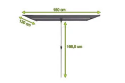 DOPPLER Active Balkonblende, Anthrazit, Alu/Polyester, 180x130 Cm, Höhenverstellbar, Drehbar 16 DOPPLER Active Balkonblende, Anthrazit, Alu/Polyester, 180x130 Cm, Höhenverstellbar, Drehbar -Kettler Verkaufs-Shop 5 20866.jpg