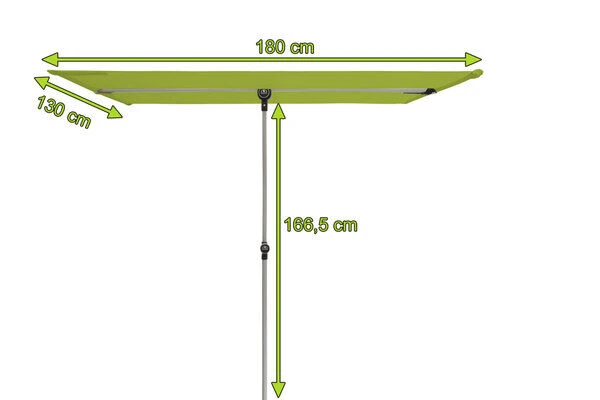 DOPPLER Active Balkonblende, Fresh Green, Alu/Polyester, 180x130 Cm, Höhenverstellbar, Drehbar 7 DOPPLER Active Balkonblende, Fresh Green, Alu/Polyester, 180x130 Cm, Höhenverstellbar, Drehbar – Bild 5