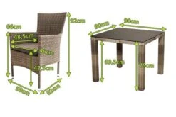 Ploß Rabida Sitzgruppe, Champagner-meliert, Polyrattan, Tisch 90 X 90 Cm, 4 Stapelsessel, Glasplatte In Steinoptik 26 Ploß Rabida Sitzgruppe, Champagner-meliert, Polyrattan, Tisch 90 X 90 Cm, 4 Stapelsessel, Glasplatte In Steinoptik -Kettler Verkaufs-Shop 5 21071.jpg