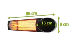 OUTTECH Star Heizstrahler, Schwarz, Alu, 88 X 13 X 9 Cm, Staub - Und Wassergeschützt, Fernbedienung Mit 4 Stufen -Kettler Verkaufs-Shop 5 21293.jpg